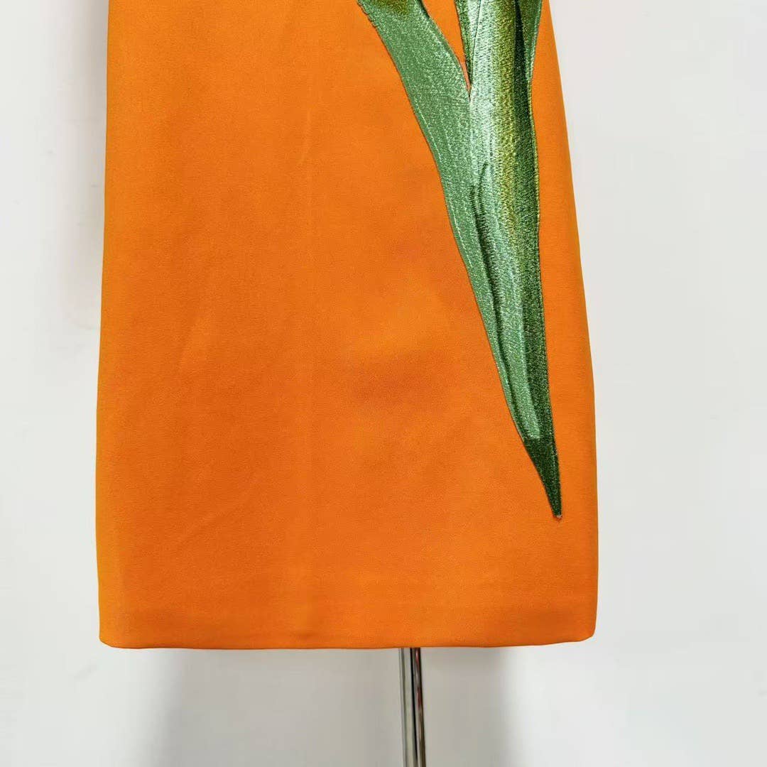 Productseeker - Vendita all'ingrosso Completo top e gonna - Donna - Completo Estivo Elegante 3D con Fiori a Maniche Corte e Gonna 21Y32