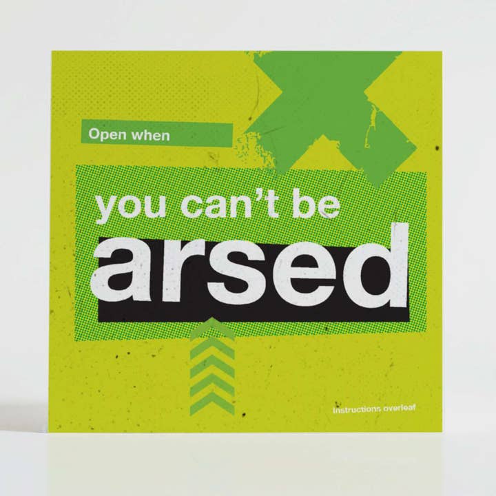 Open When You Can’t Be Arsed for wholesale by Brilliantly Brave