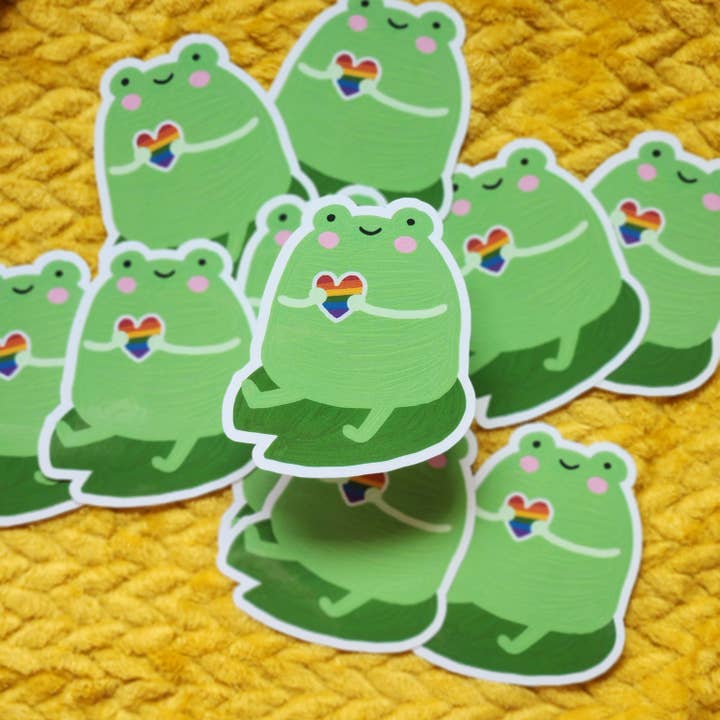 Autocollants mois de la fierté LGBTQ+ pour la vente par Luxe Trauma