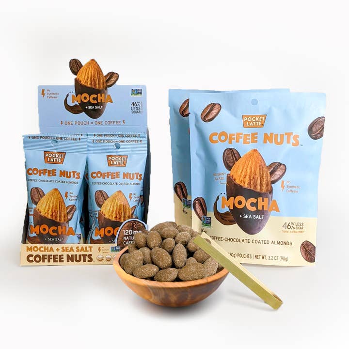 In-Store Sampler Kit for Coffee Nuts for wholesale by Pocket's Chocolates (Formerly Pocket Latte)