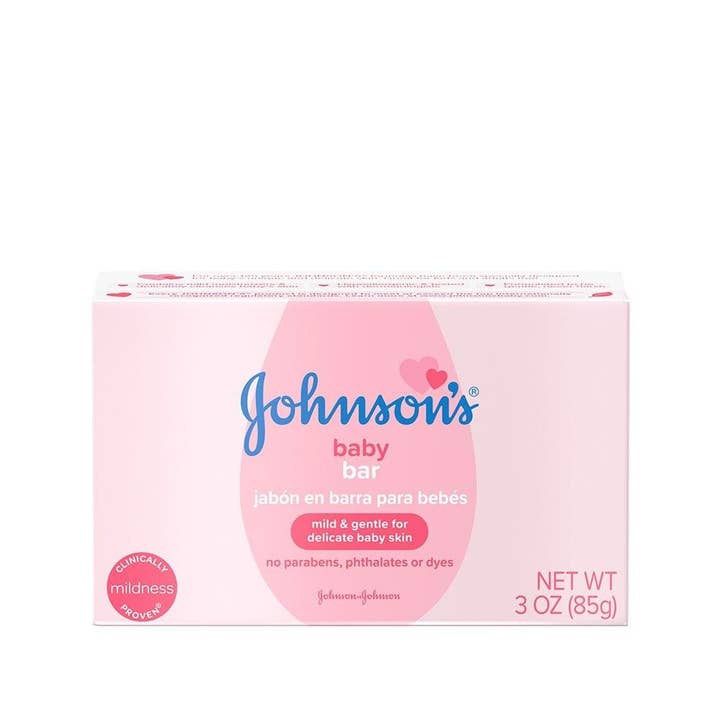 KT Supply - Wholesale Bar Soap - Johnson & Johnson Baby Bar Soap, 3 Oz.