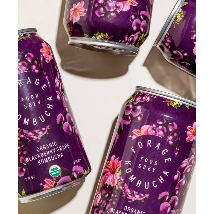 Forage Kombucha - Wholesale Kombucha - Blackberry Grape Kombucha2