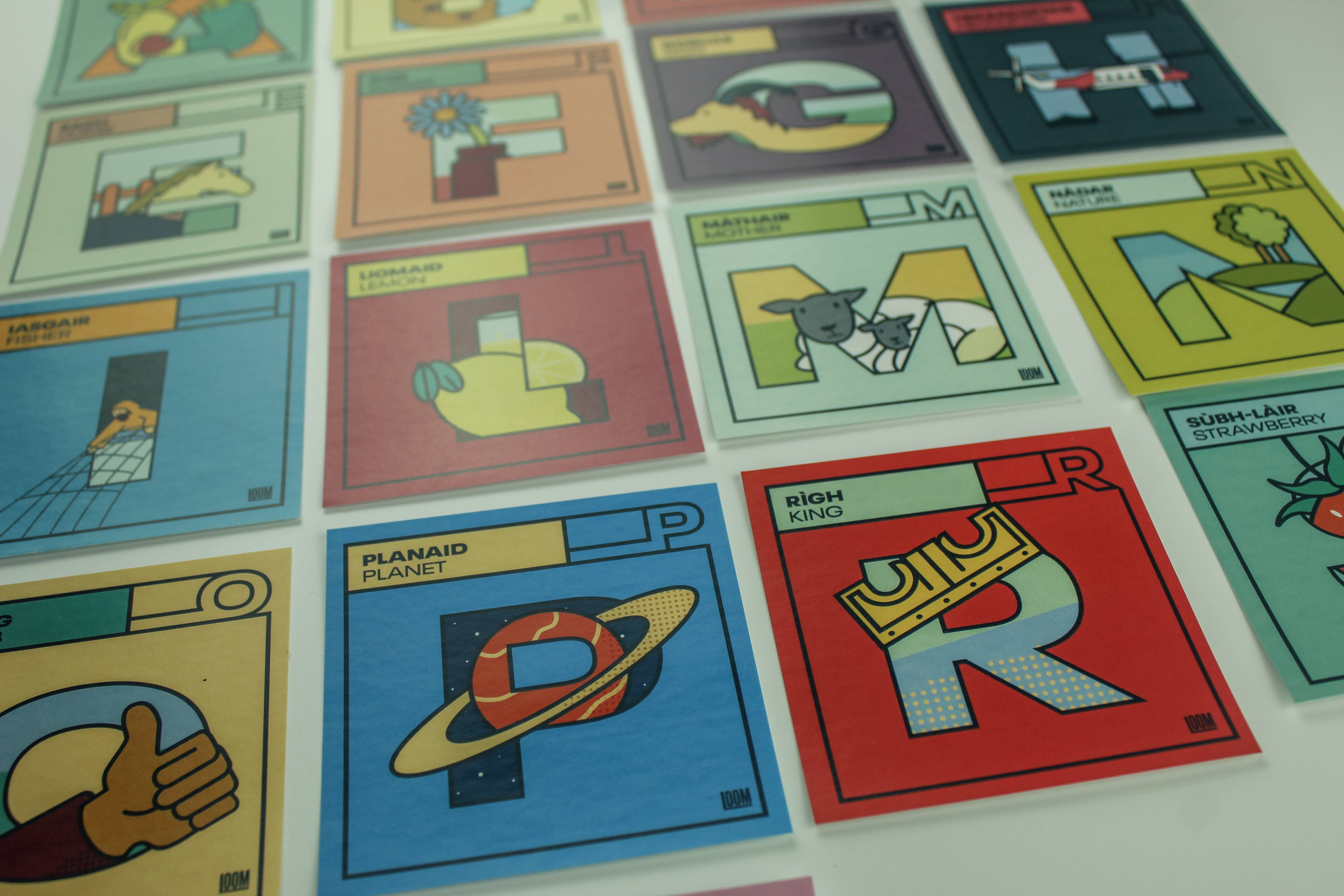 LOOM – wholesale Sticker – LM54 -Gaidhlig Alphabet Stickers5