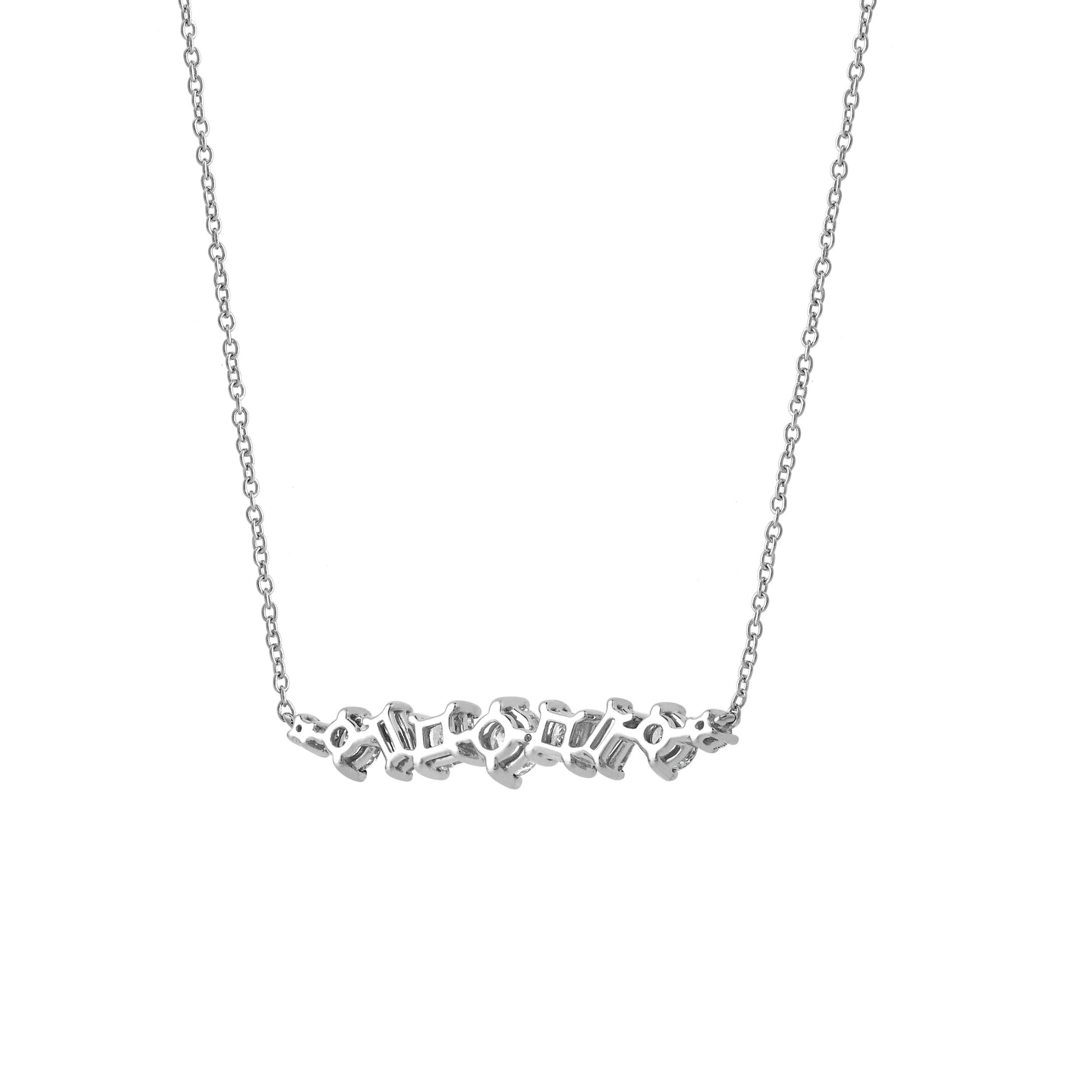 LuvMyJewelry (LMJ) - Wholesale Pendant/Charm Necklace - Oryssa 14K White Gold Lab Grown Diamond Necklace – 0.75 Ct2