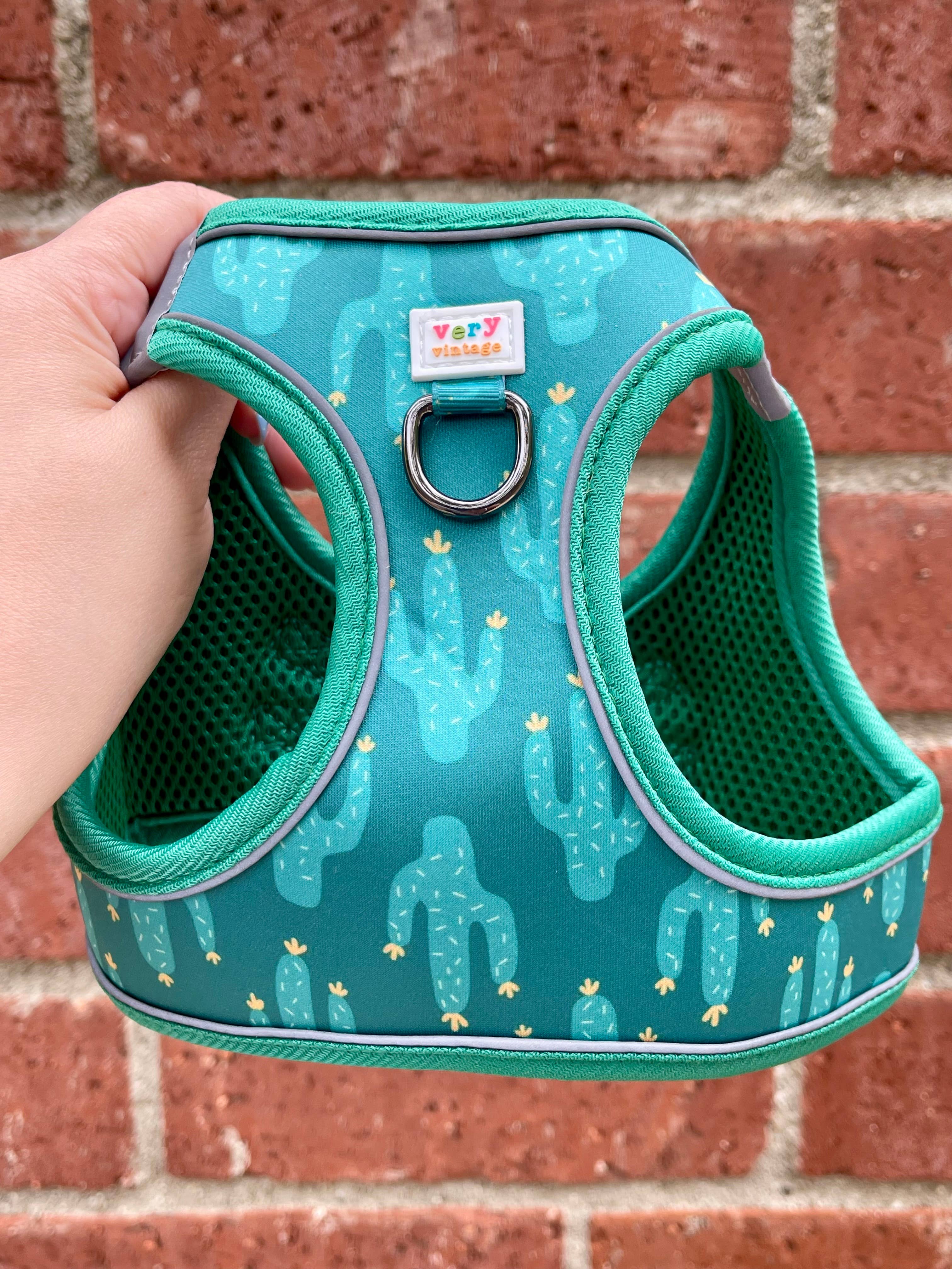 Very Vintage Designs - Wholesale Pet Harness - Dog - Cactus Dog Harness Vest – Eco-Friendly Green Southwest Style3