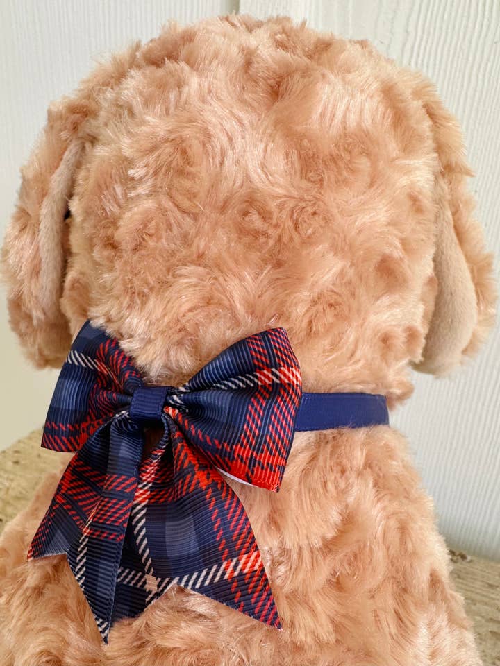 Little Doodette Plaid Bow Pucessory voor wholesale door Doodletales