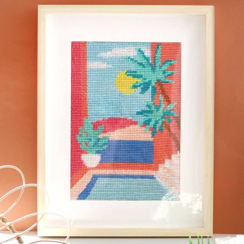 La Petite Épicerie - Wholesale Embroidery/Cross Stitch Supplies - MKMI kit - My Half-Cross Stitch Canvas2