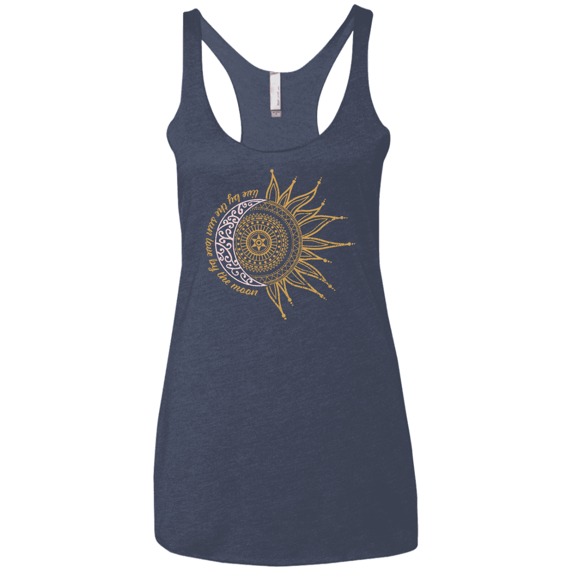 Soulful Wear – wholesale Tank top – Women′s – Live By The Sun Love By The Moon Text Version4