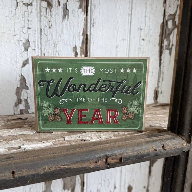 JPS519 Lake Resort Weihnachten 7 Block für den Großhandel von JanMichaels Art & Home