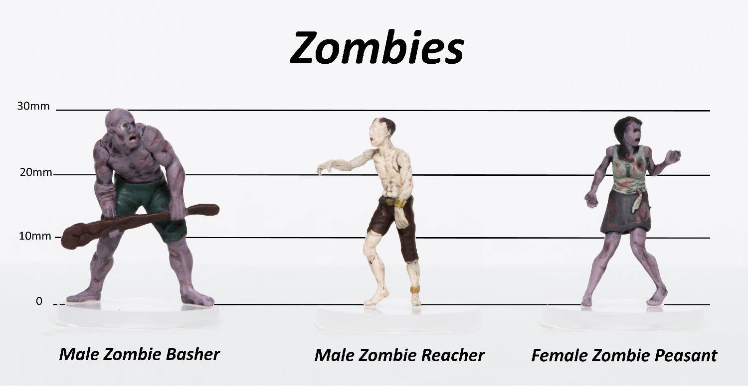 Role 4 Initiative - Wholesale Figurine Toy - Kids - Prepainted Miniatures - Sets and SIngles - Humans, Orcs, Zombies, and Skeletons31