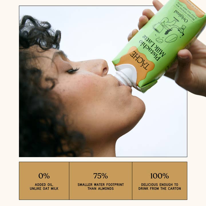 Táche Pistachio Milk - Wholesale Iced Coffee/Cold Brew - Táche Pistachio Milk Latte3