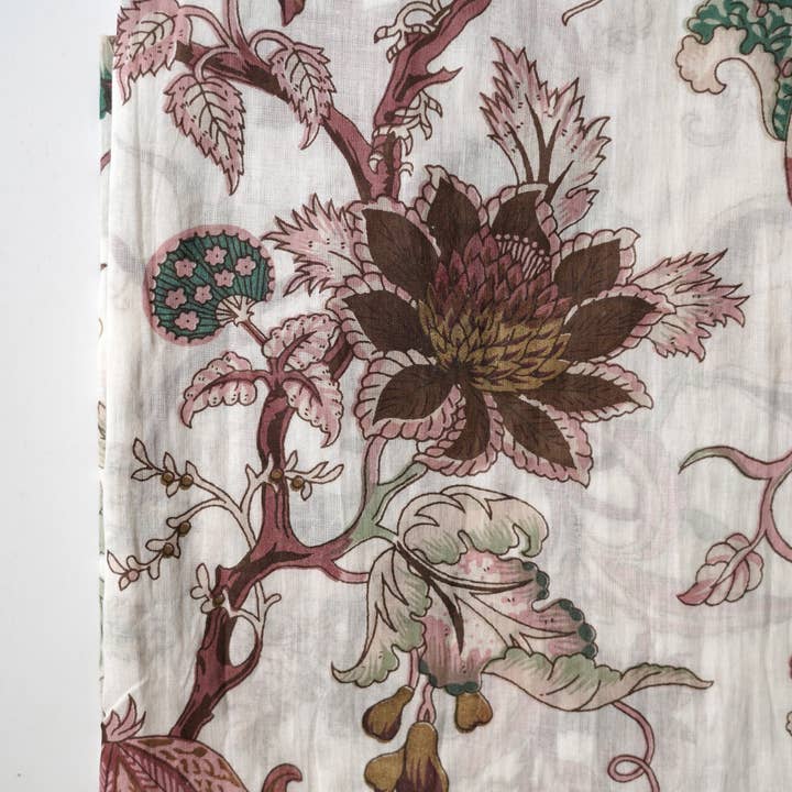 Annahmol - Wholesale Curtain - Vintage Inspired Botanical Sheer Curtains: Assorted Prints70