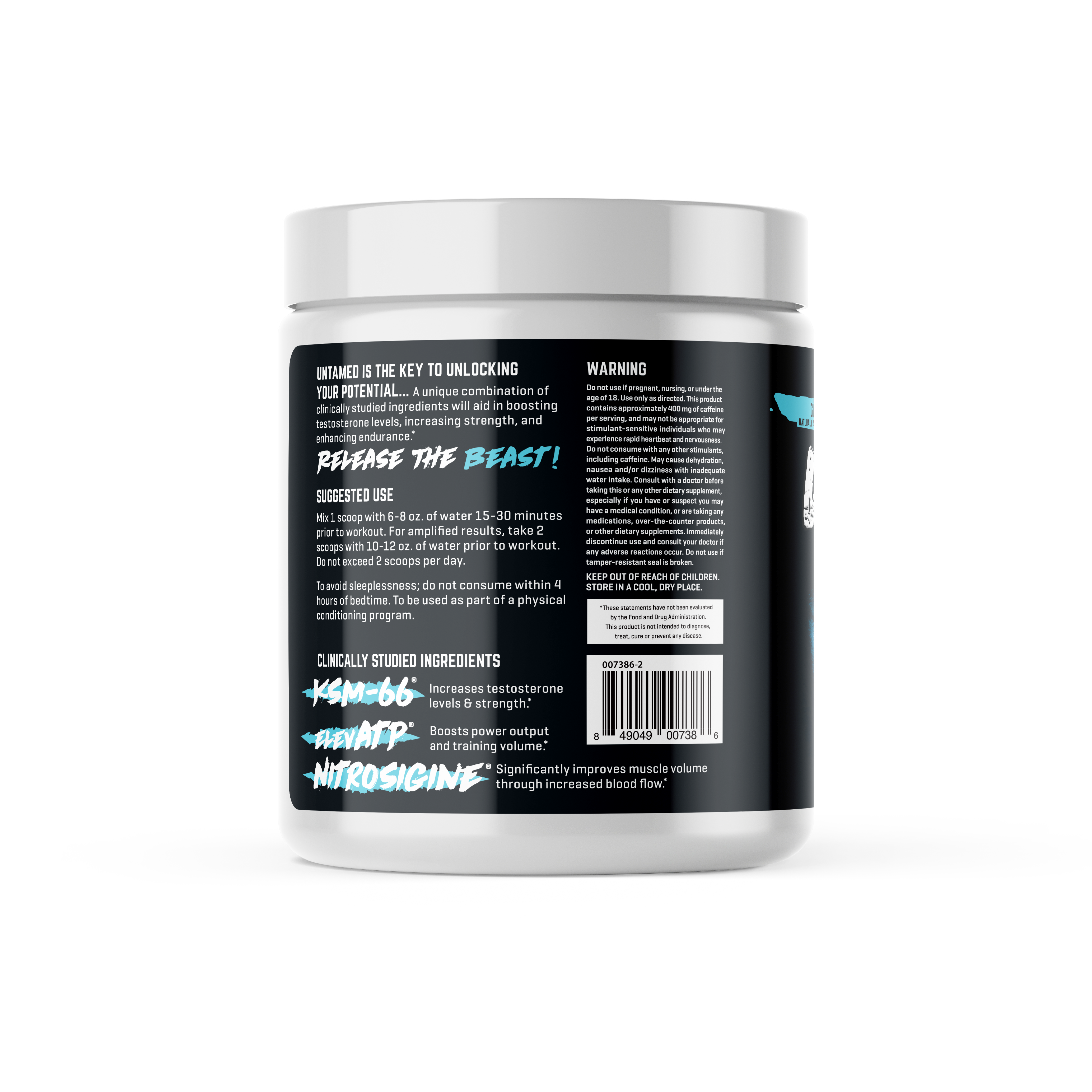 Complete Nutrition – Suplemento/vitamina oral por atacado – Testosterona Indomável Pré-treino5