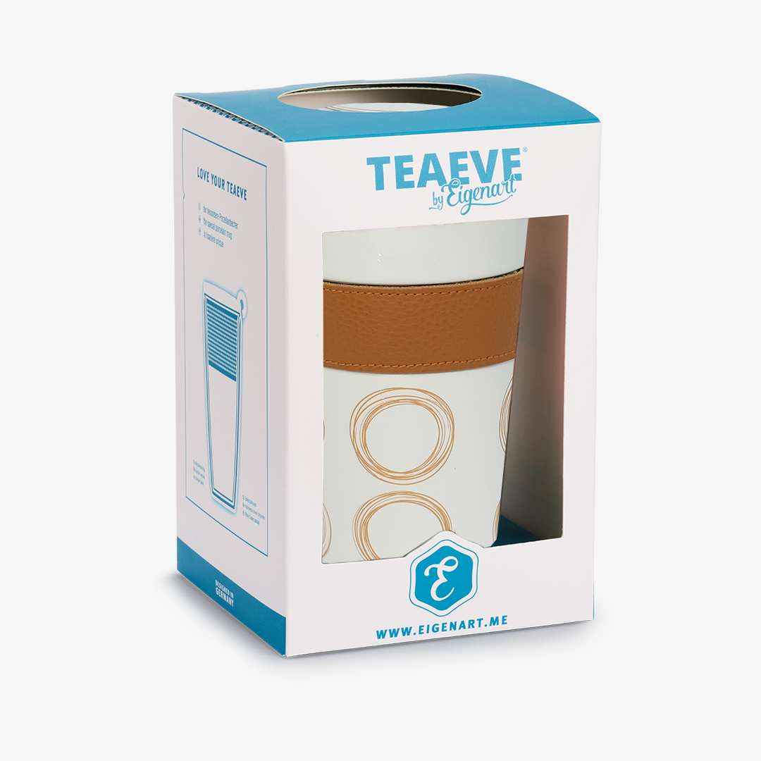 Eigenart – Großhandel Tee-/Kaffeetasse – Porzellan Teebecher TEAEVE "Circular"4