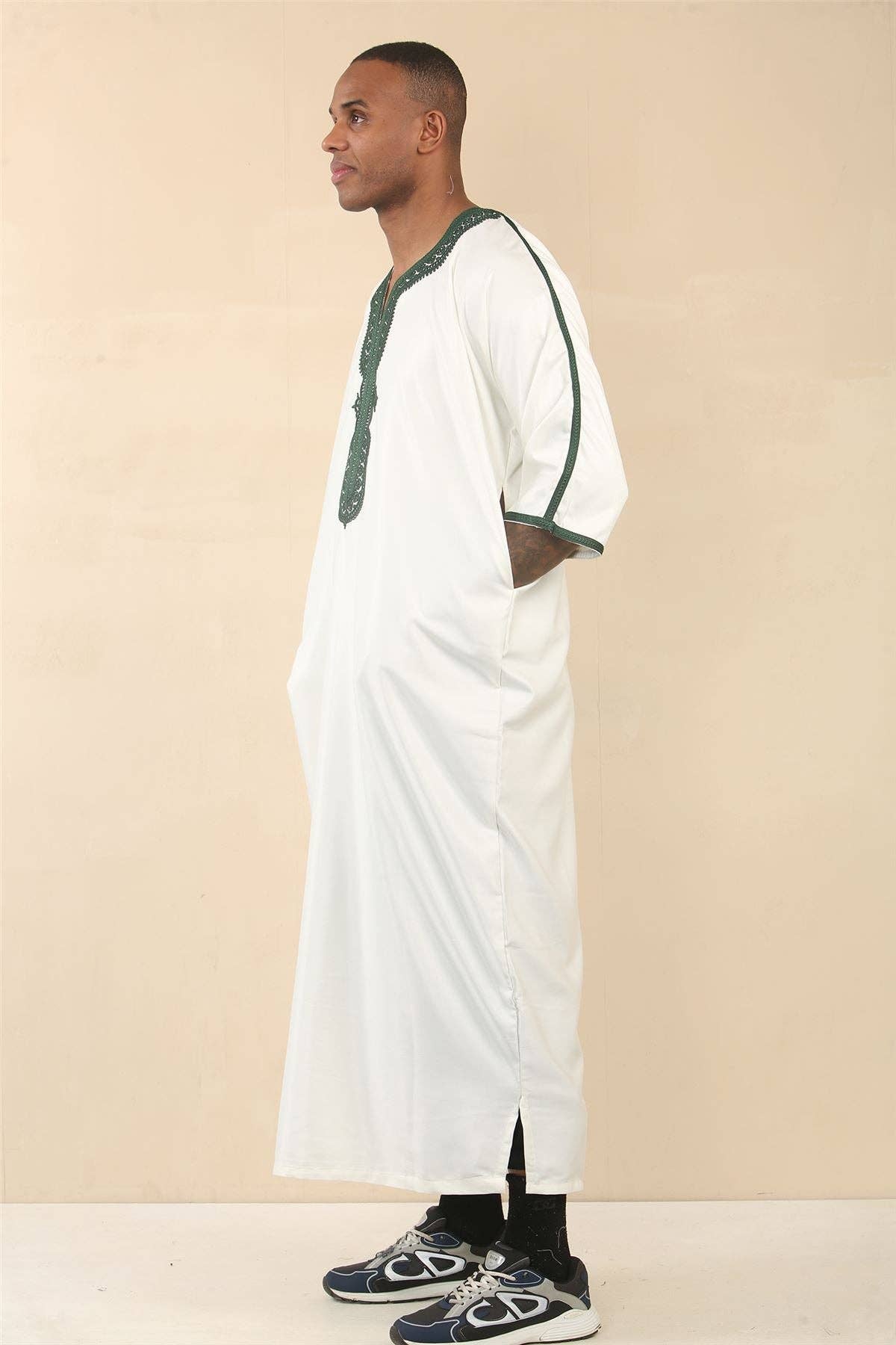 Infinity Leather (Upperclass Fashions Ltd) - Vente Peignoir – homme - Djellaba Jubba Robe Marocaine pour Homme Eid7