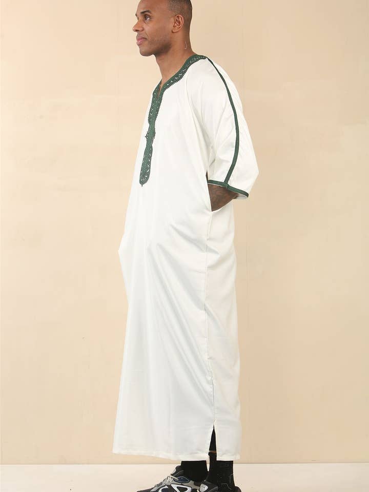 Infinity Leather (Upperclass Fashions Ltd) - Vente Peignoir – homme - Djellaba Jubba Robe Marocaine pour Homme Eid7