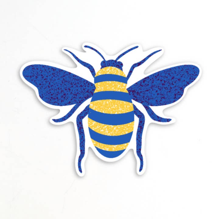 Autocollant petit lapin Sunshine Bumble Bee pour la vente par inkpaperfable