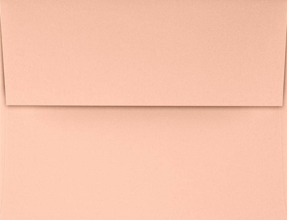 JAM PAPER - Vente Enveloppe - Enveloppes JAM A2, Rose Blush, à décoller et presser, 50/paquet1