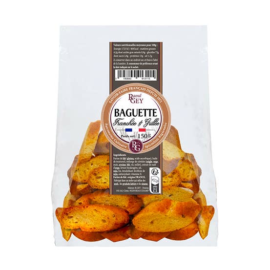 Skivade Grillade Baguetter 150g - 91311 för wholesale av Maison RGEY