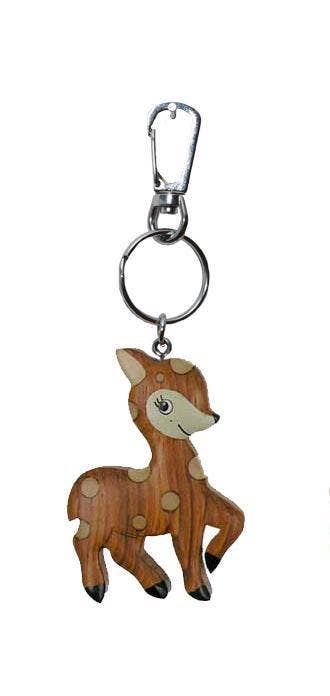 Dolfi – Großhandel Schlüsselanhänger – Unisex – Holzreh, Schlüsselanhänger0