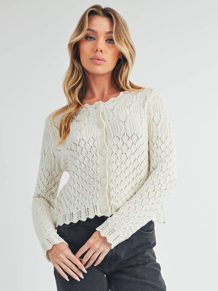 Ivory 3213EK Yvonne Cardigan 2 for wholesale on Faire