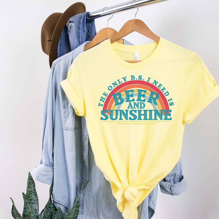 Cerveza y sol para venta al por mayor de Sunfire Tees