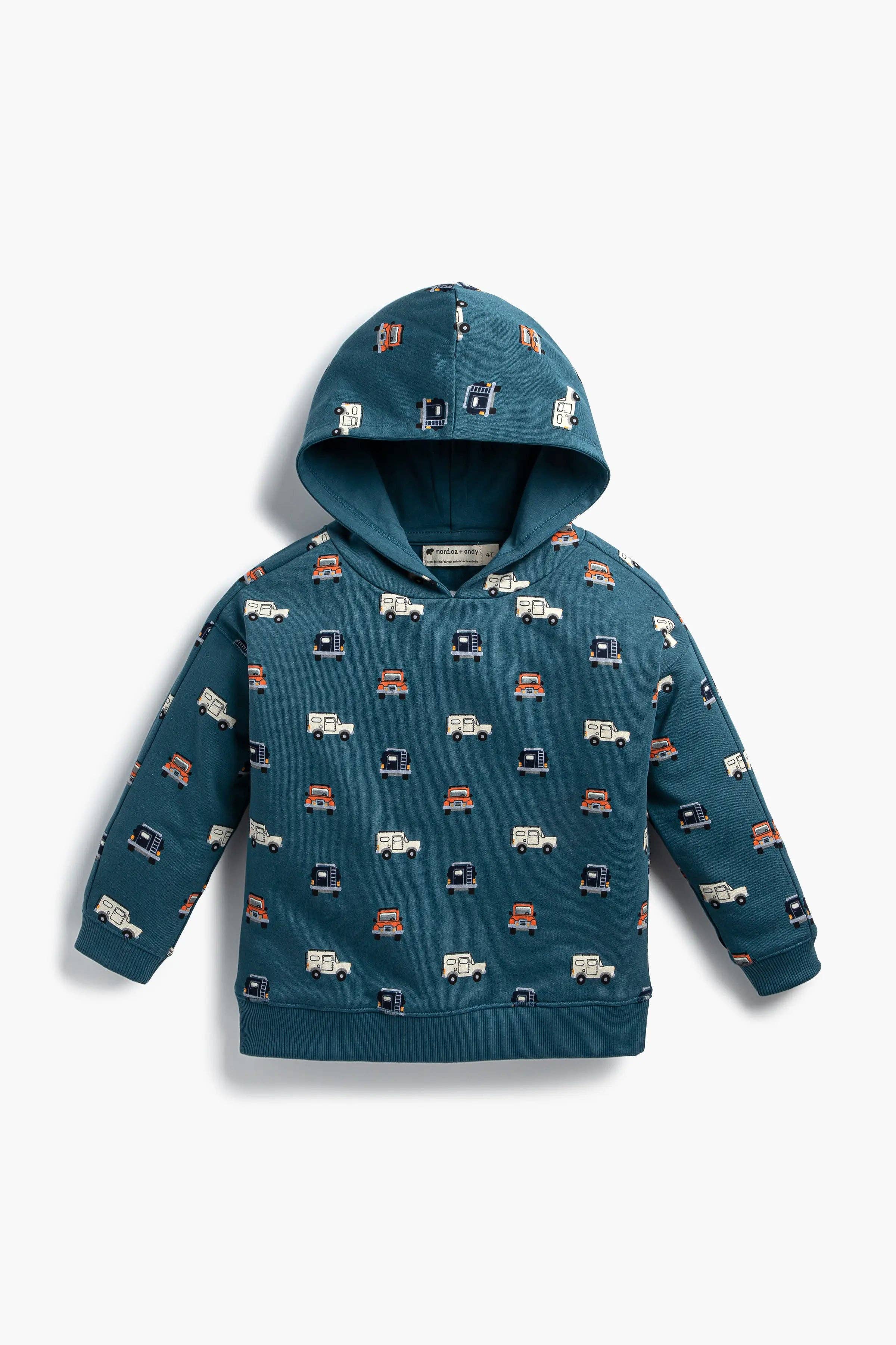 Monica + Andy – wholesale Hoodie - Barn – Sportig huvtröja Explorer-bil0