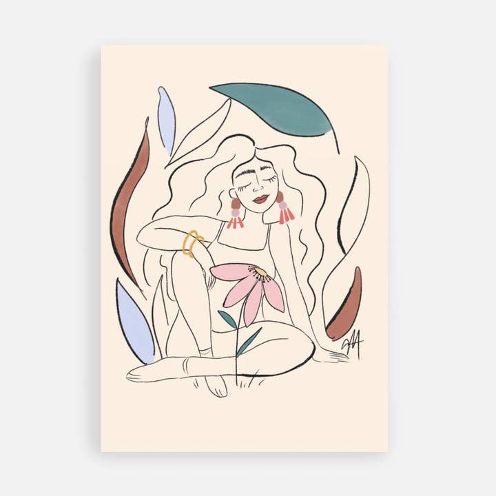 Dwell Here - Art Print for wholesale by Spoonful of Faith