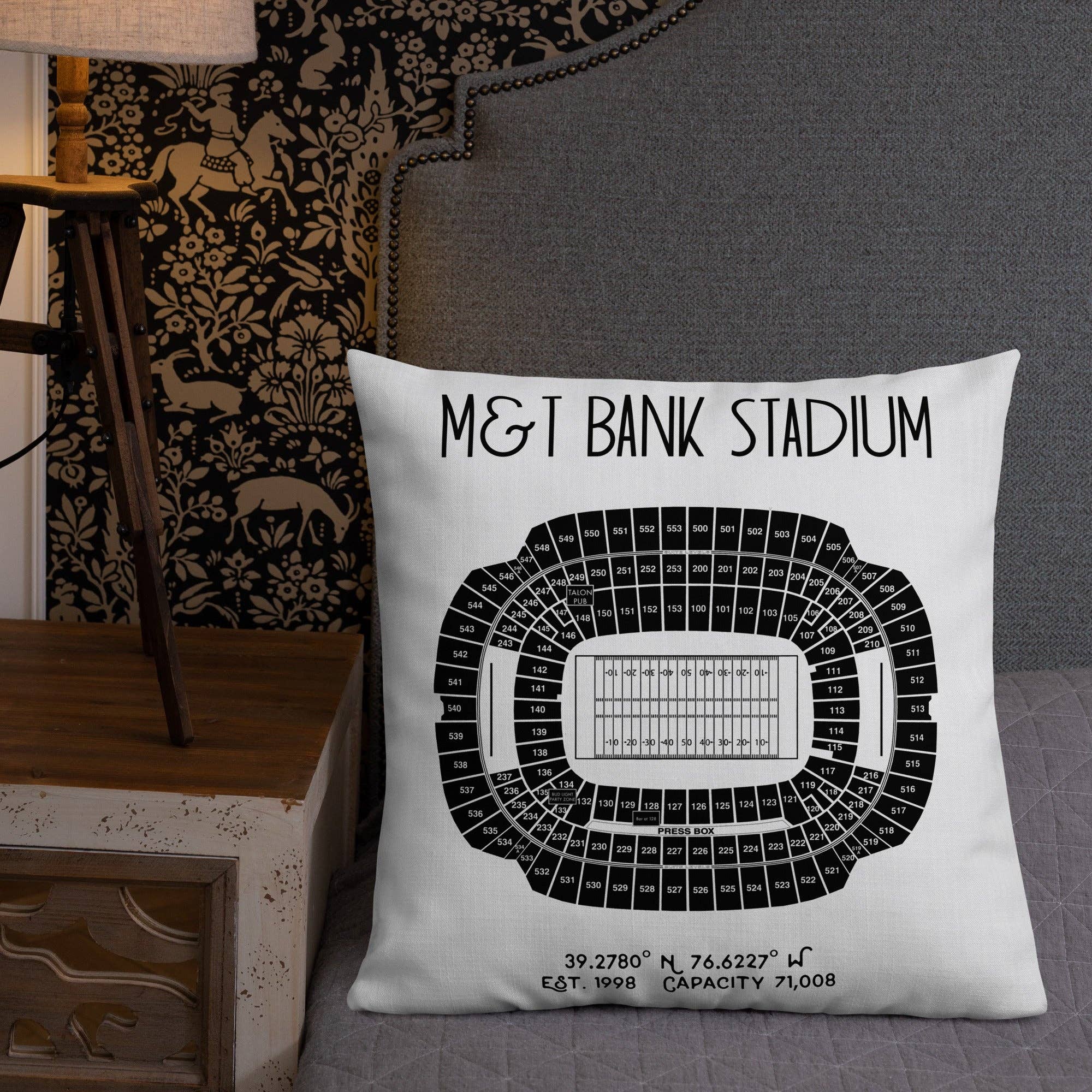 Stadium Prints by BTB – wholesale Throw/decorative pillow – Baltimore Ravens Football Stadium & City Pillows8