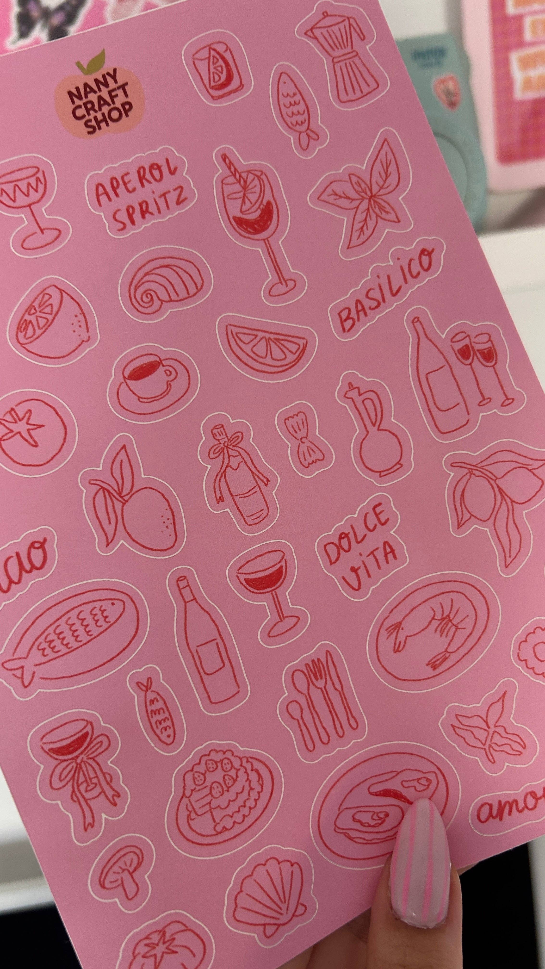 Nany Craft Shop - Venta al por mayor Pegatina - Hoja de pegatinas JUNIO A53