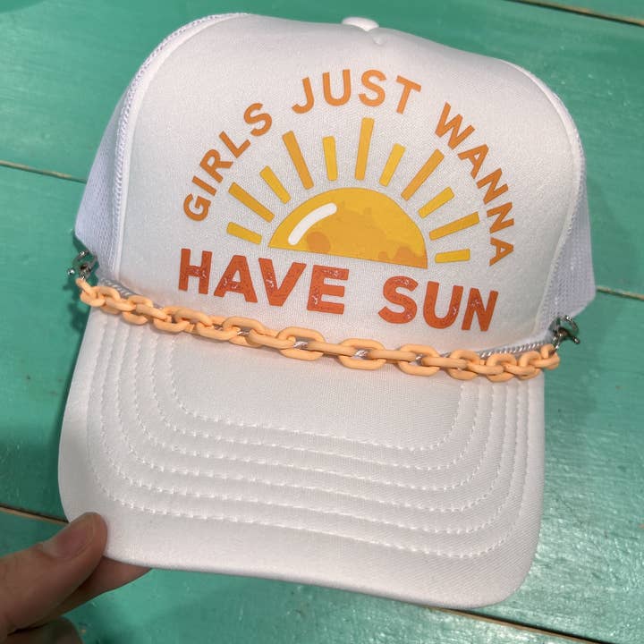 Vibes Hat Company – wholesale Truckerkeps – Dam – Tjejer Vill Bara Ha Sol Trucker | Sommarkepsar | Solsken