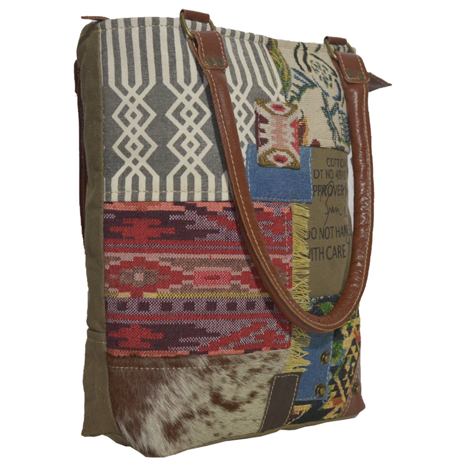 Hopofly Bags - Wholesale Tote Bag - Women's - Canvas & Leather Women's Kaf Tote Bag1