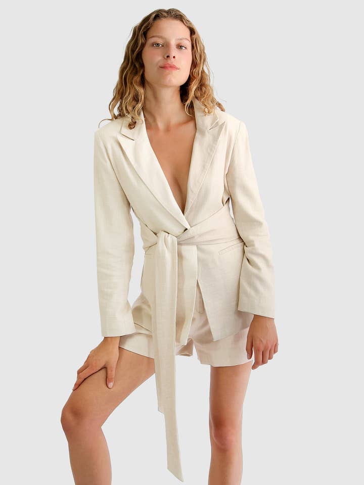 belle & bloom - Wholesale Blazer – Women's - Synergy Wrap Blazer