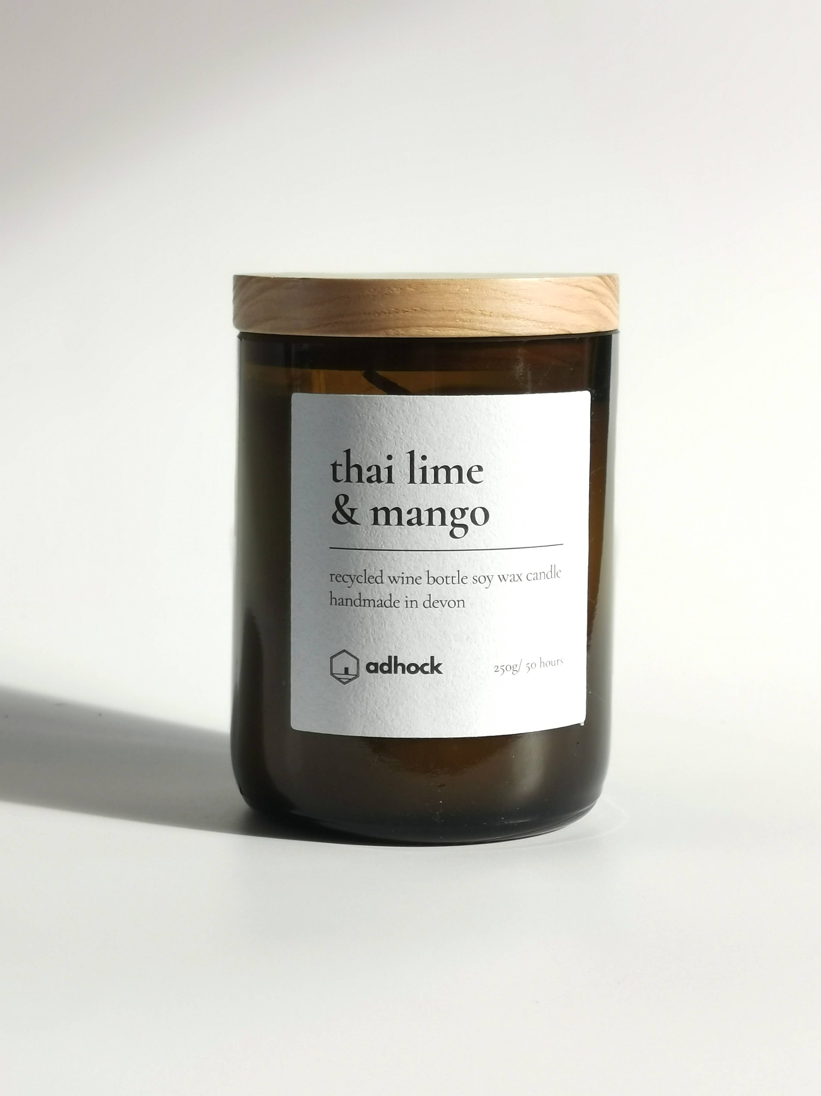 Adhock Homeware – wholesale Jar/filled candle – Thai Lime & Mango Wine Bottle Candle6