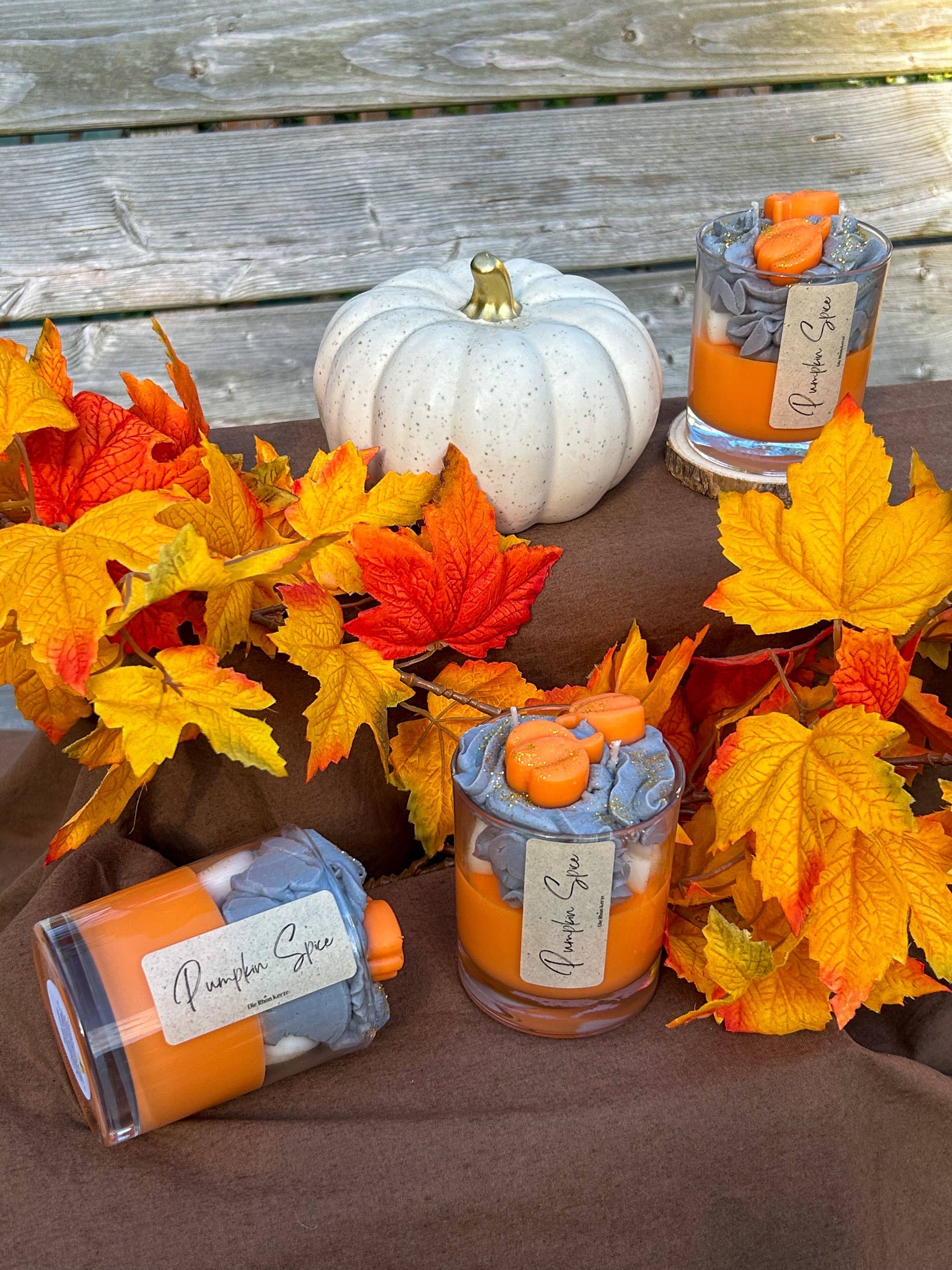 Die Rhoen Kerze – Großhandel Kerze im Glas / gefüllte Kerze – Pumpkin Spice Food Kerze2