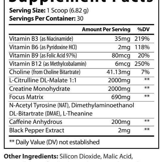 Virtrue – Großhandel Pulverförmige Gesundheitsgetränke – Fruchtpunsch Pre-Workout & Fokus-Pulver - Hergestellt in den USA - 5 Sterne1