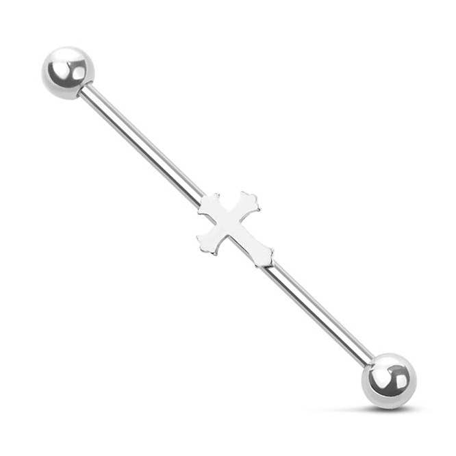 CRAVE – Großhandel Schmuck – Herren – GOTISCHES KREUZ 316L CHIRURGISCHER STAHL INDUSTRIELLE LANGHANTEL2