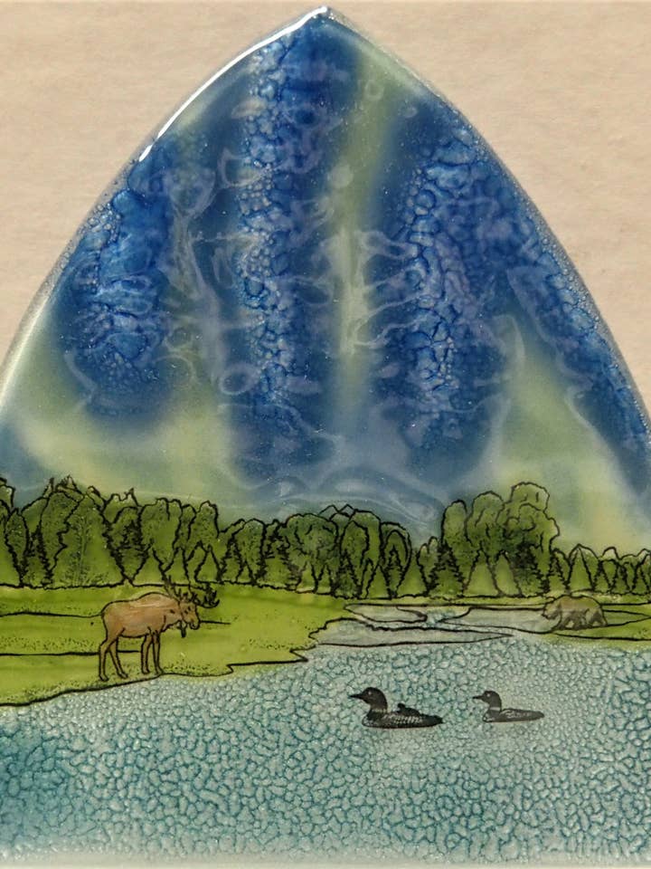 Lake Scene Nightlight / Night Light for wholesale by Pampeana