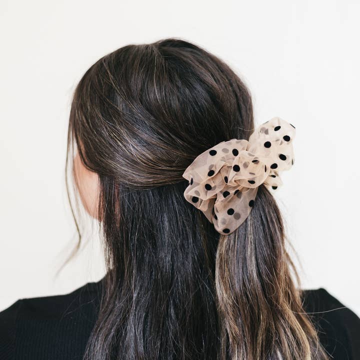 Tulle scrunchie, Cloud Scrunchie for wholesale by Femme Faire