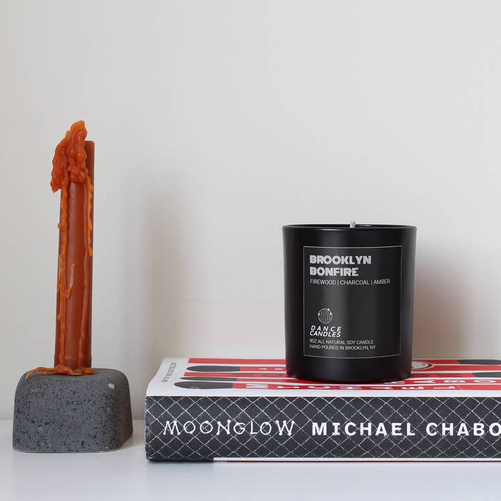 Dance Candles - Wholesale Jar/Filled Candle - Brooklyn Bonfire Soy Candles | Firewood + Charcoal + Amber Candle | Scented Candles | Organic Candle | Soy Candles Handmade | Essential Oils