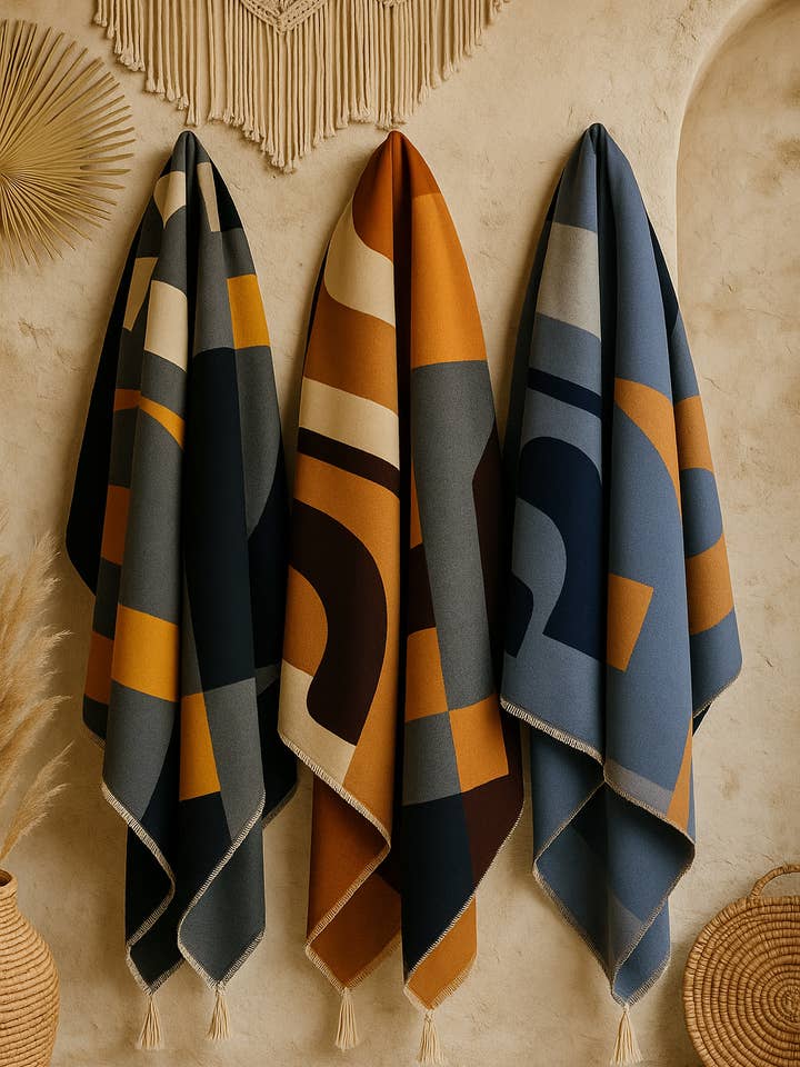 25127 - Winter Women Luxury Cashmere Feel Double Sided Scarf for wholesale by U R My Sunshine