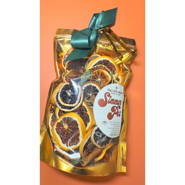 The 12th Moon - Wholesale Dried Spice Mix - SIMMER POT Botanicals - Spices - Winter Citrus -Seasonal1
