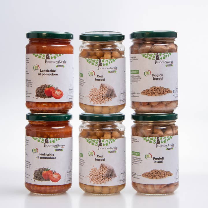 buononaturale - Vendita all'ingrosso Fagioli - Legume mix box ORGANIC 1.8kg — Bulk pack of 61