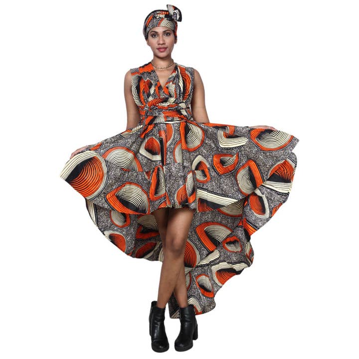 African Stars - Vente Robe – femme - Jupe/Robe Femme Style Multi-Port -- FI-313631