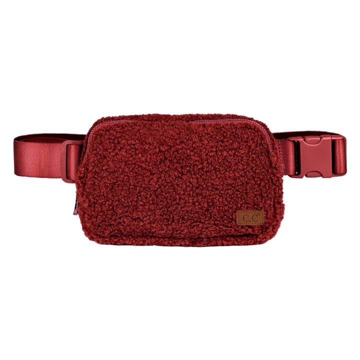 Truly Contagious - Wholesale Belt Bag - Women's - CC Sherpa Unisex Belt Bag Fanny Pack BGS00573