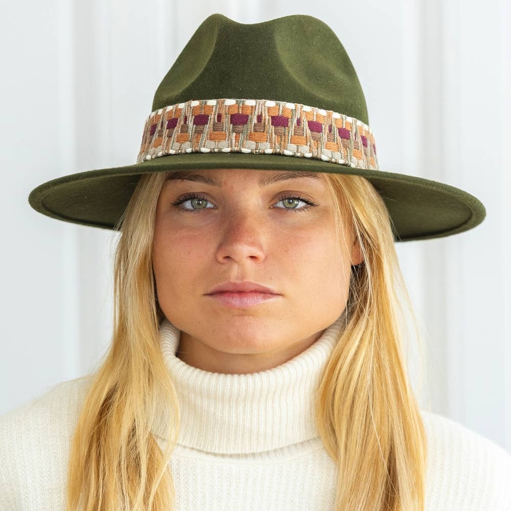 TRAVAUX EN COURS... - Wholesale Fedora - Unisex - WIDE BRIM HAT - ethnic band16