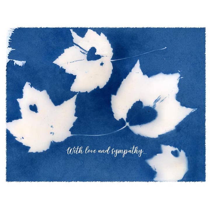 Another Creation by Michele Pulver, LLC - Wholesale Sympathy Card - 106_Leaves Jewish Sympathy Card