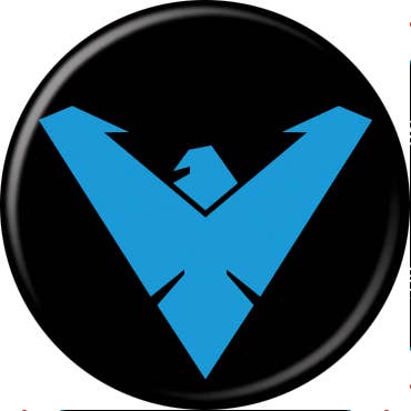DC Comics NIGHTWING Buttons 1.25" Round for wholesale by Ata-Boy