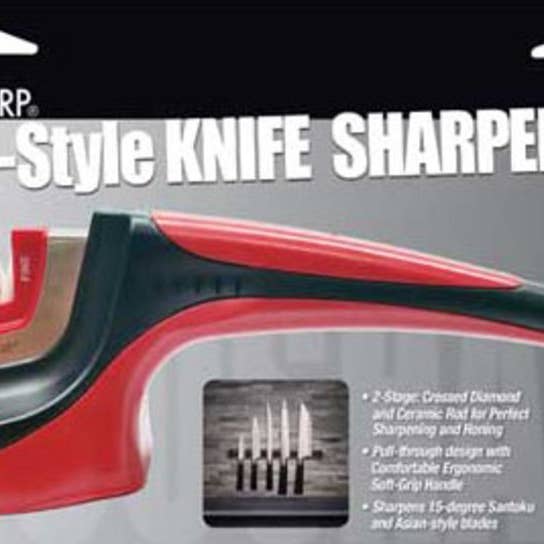 Benhalex - Wholesale Knife Sharpener - AccuSharp Asian-Style Pull-Through Knife Sharpener