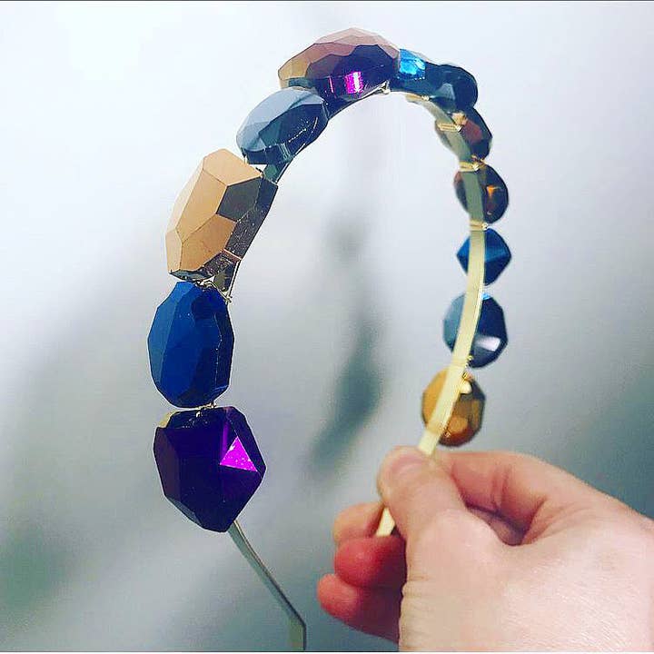 Bandana Holiday Gemstone por atacado de Hettie Hair Accessories